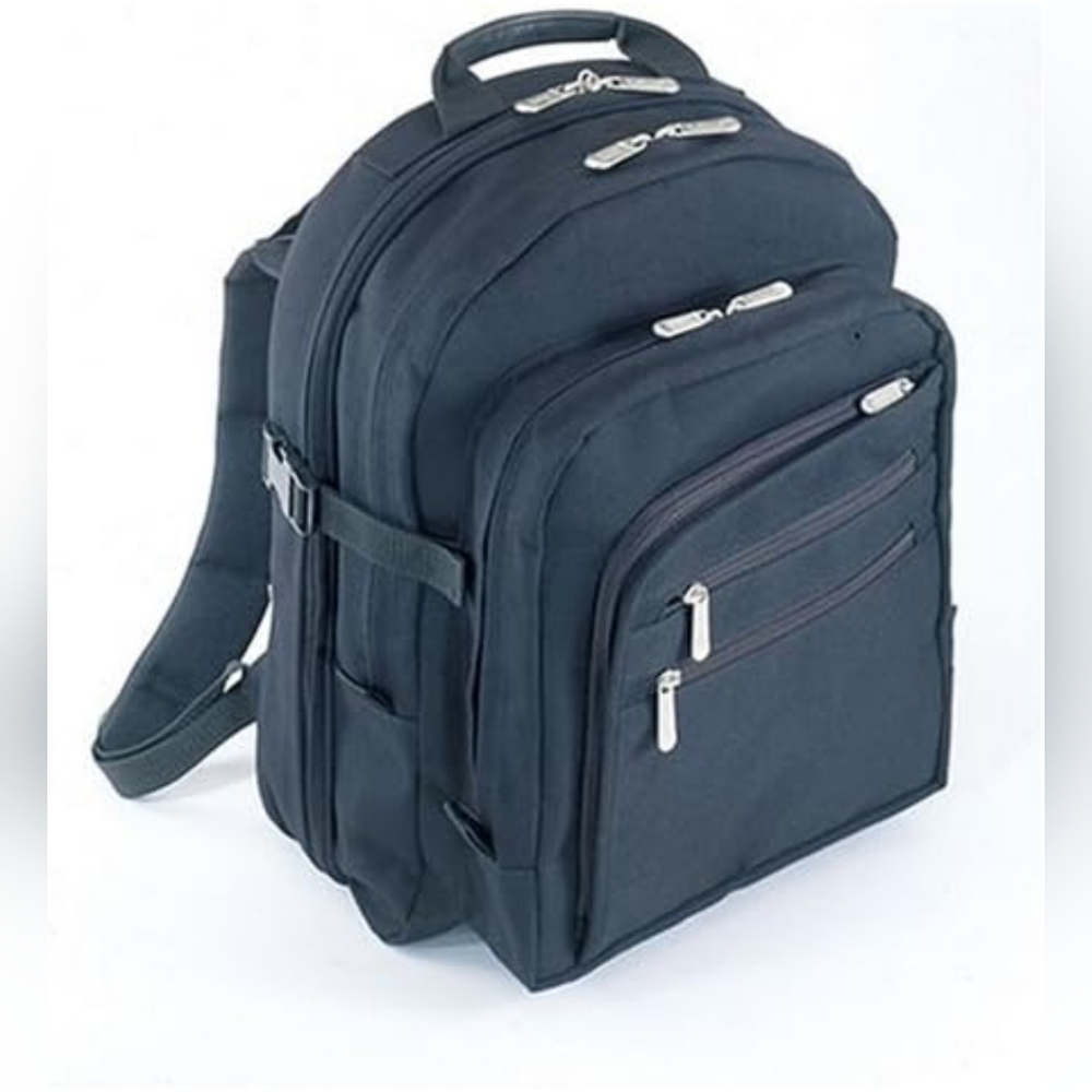Targus Deluxe Backpack Laptop Bag 6 Pocket CDB1 Black